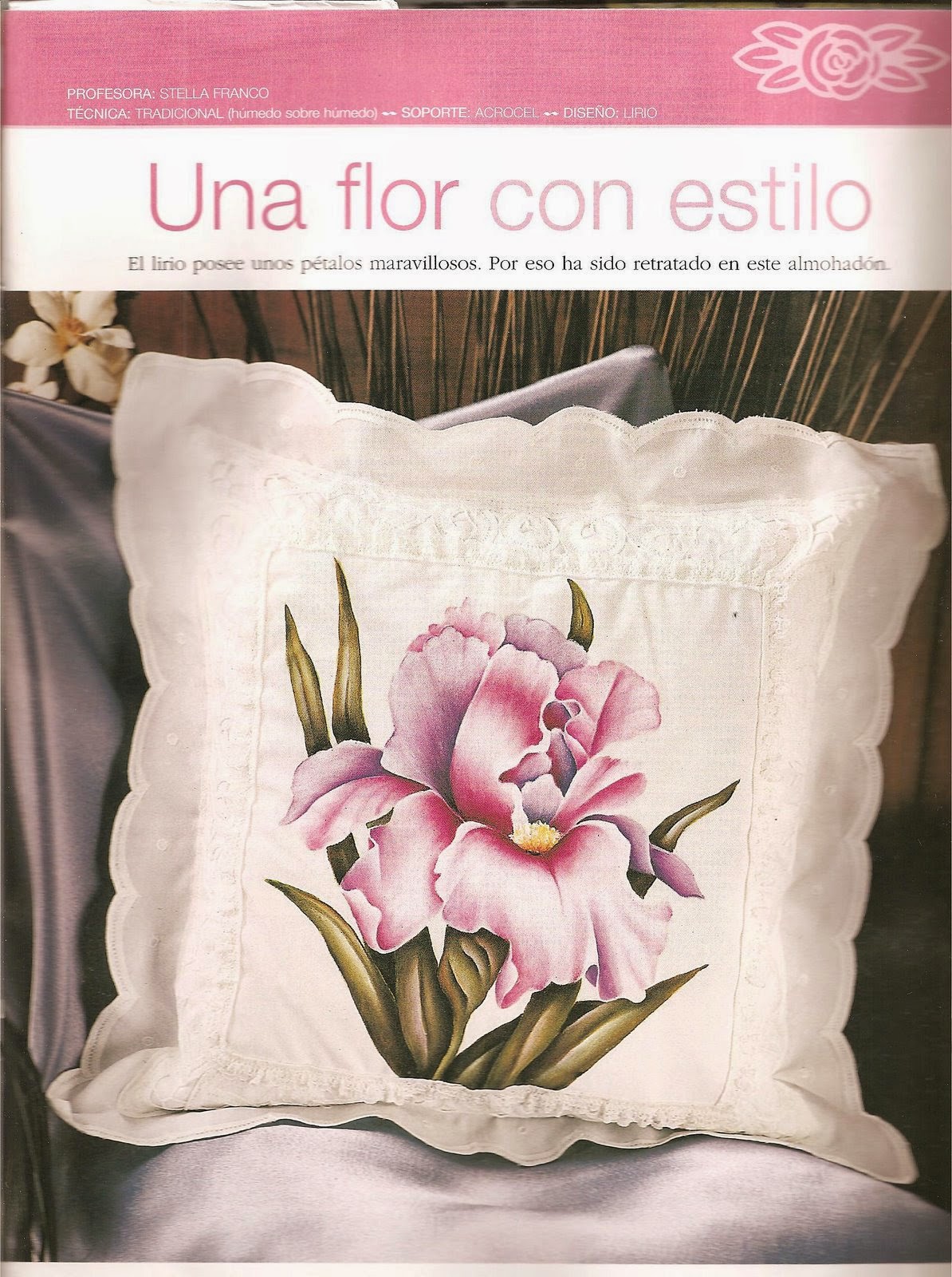 Como pintar sobre tela paso a paso - Revistas de manualidades Gratis